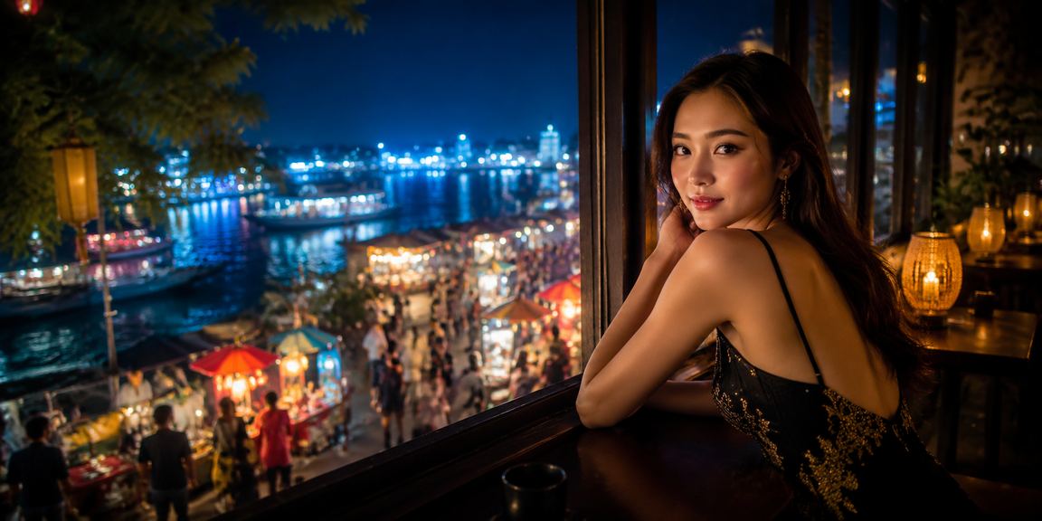 Người dùng Hà Nội ngồi trong quán cà phê, mở điện thoại đăng ký tài khoản sf2 và kiểm tra thông tin bonus