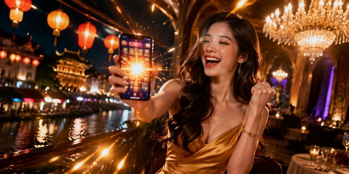 Chợ đêm Huế về khuya, người dùng mở sf2 trên điện thoại để tham gia bàn live casino VIP